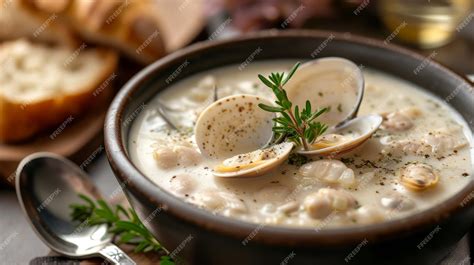  Clam Chowder: Uma Sopa Cremosa e Reconfortante com Sabores do Mar que Aquecem a Alma